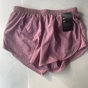 Pink dri-fit nike women’s shorts